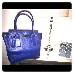Kate Spade ♠️ Electric Blue Tote Hand Bag